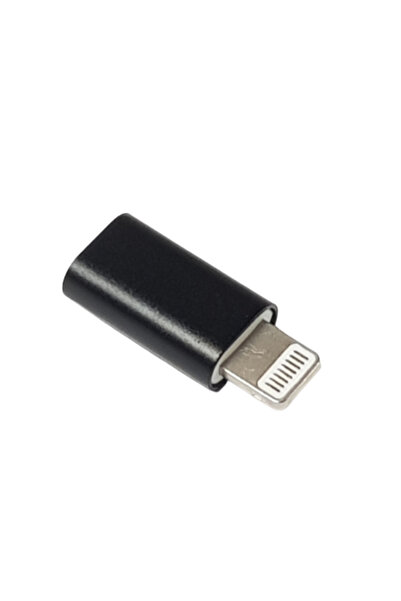 Nafpro Алуминиев адаптер Lightning към Micro USB, черен