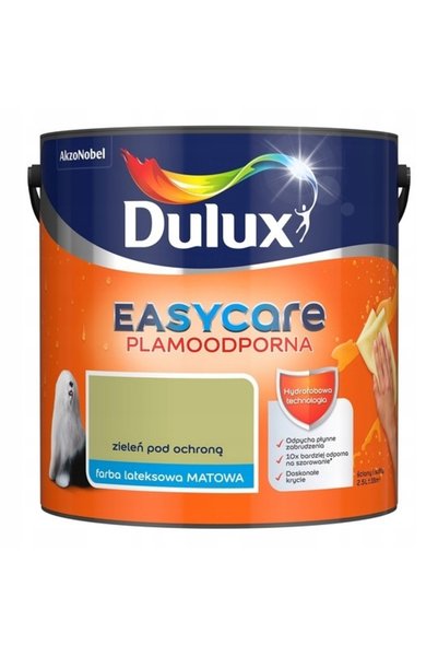 DULUX EasyCare vopsea latex de perete verde sub protecție mată 2,5L