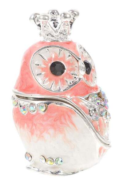 Generic Ring Storage Box, Owl Trinket Case Trinket Organizer, Ring Organizer ...