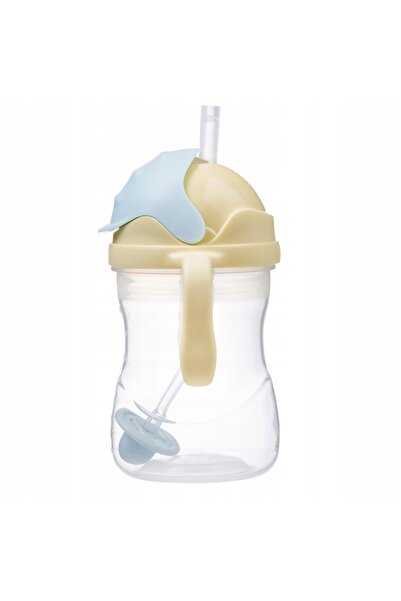 b.box Sticlă cu pai de 240ml, anti-curgere, pentru copii, Looney Tunes, 6m+