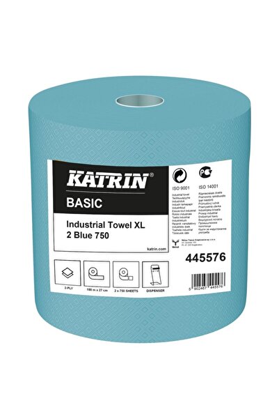 KATRIN JONES Prosop industrial Katrin Basic XL 2 Albastru 2 bucăți