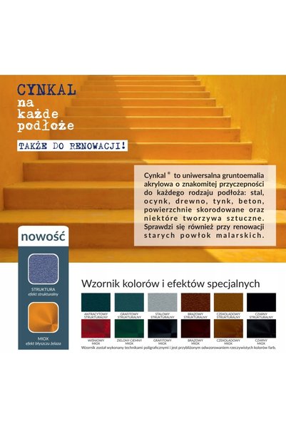 Malexim GRUNTOEMALIA VOPSELE ACRILICE CYNKAL 0.30L PORTOCALIU 2009 - M/CYN.PO...