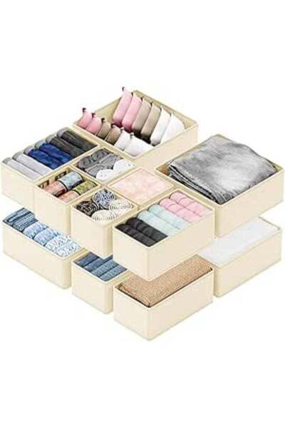 Generic 15 Pcs Clothes Drawer Organisers，Foldable Underwear Drawer Organizer ...