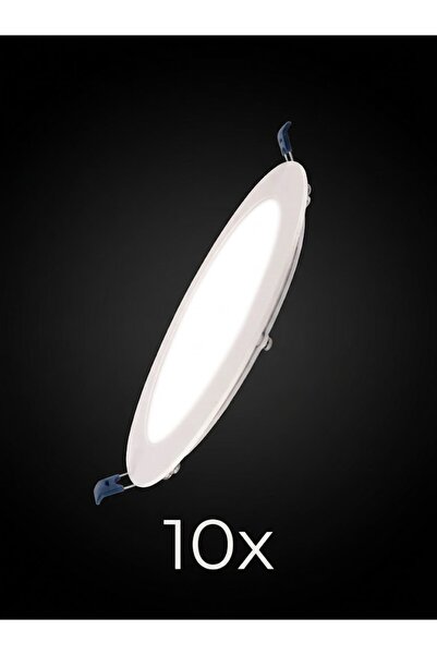 3W LED PANEL BEYAZ 6500K 50.000 SAAT KULLANIM ÖMRÜ ! 10 ADET
