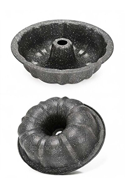 Generic Bundform Pan 25cm, Carbon Steel Granite Non Stick 8.0cm Deep Bundform...