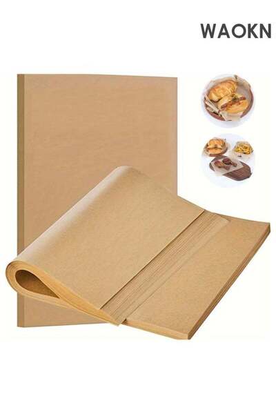 Generic 100 rectangular parchment baking paper, silicone oil paper, oil proof...