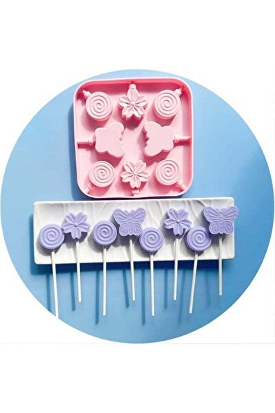 Generic Cute Butterfly Lollipop Mold Set, Flower Hard Candy & Sakura Chocolat...