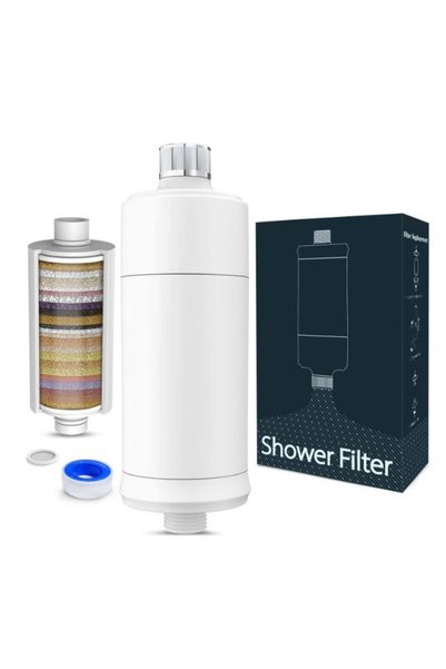Generic FEELSO 32 Stage Shower Filter for Hard Water Reduces Chlorine with 1 ...
