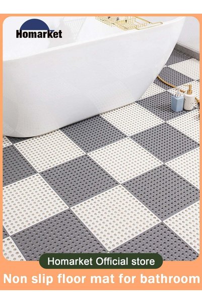 Generic 20 Pcs PVC Bath Mat Non Slip Shower Mat Bathroom Mats Bathroom Rugs I...