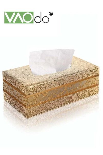 Generic Leather Tissue Box Holder, Magnetic Switch Rectangle Napkin Paper Cas...