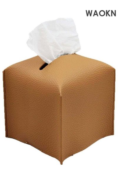 Generic Tissue Box Cover Holder , Square with Bottom Belt , Wear-resistant an...