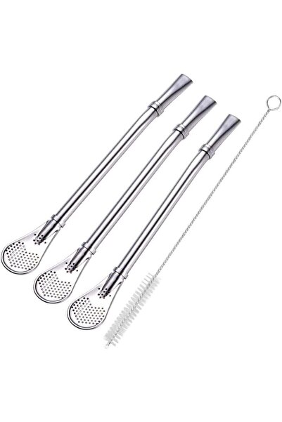 Generic Yerba Mate Bombilla Gourd Drinking Filter Straws 304 Food-Grade Stain...