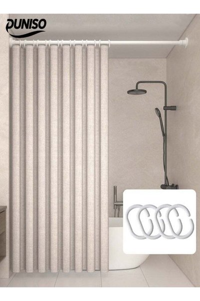 Generic Waterproof Shower Curtain，Thickened Bathroom Curtains，Blackout Curtai...