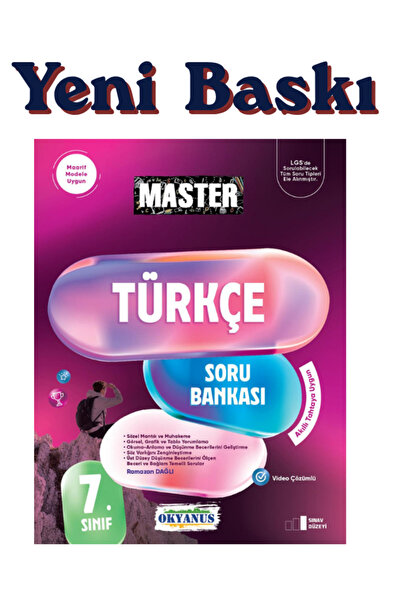 Okyanus Yayıncılık Okyanus Yayınları Master 7.Sınıf Türkçe Soru Bankası 2026-...