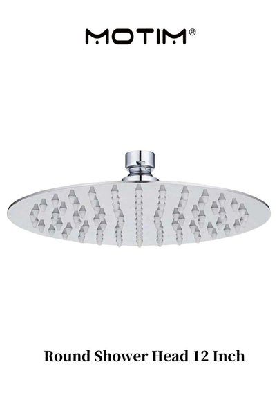 Generic Round Shower Head 12 Inch Large Rainfall Shower Head 304 Stainless St...