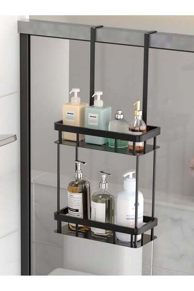 Generic Over-the-Door Shower Caddy Organizer, 2-Tier Bathroom Storage Rack– R...