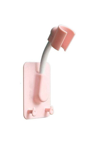 Generic Durable Adjustable Shower Head Holder Pink 15x8.5x6cm