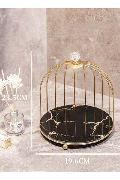 Generic 1-Piece Metal Desktop Makeup Organizer Box Storage Box For Bathroom H...