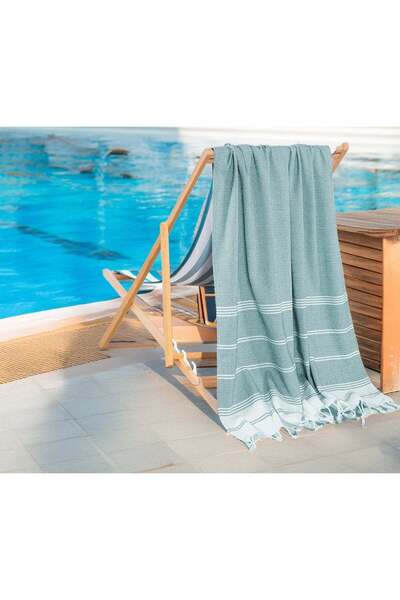 Generic Turkish Beach Towel Set of 2, 39x71 inches Oversized Lightweight 100%...