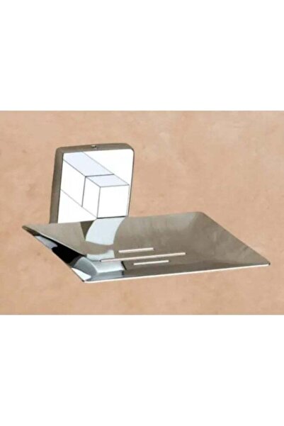Generic Square Chrome Soap Dish Case for Bathroom Kitchen SS