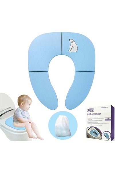 Generic Foldable Potty Training Seat for Kids, Portable Baby Toilet Seat with...