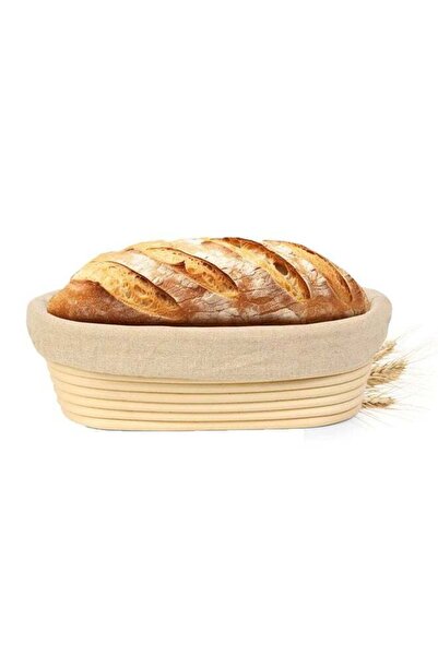 Generic Bread Baskets, Oval-Shaped Bread Baskets And Cloth, Bread Fermentatio...