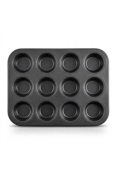 Generic 12 Cup Cupcake Baking Tray, 12 Cup Muffin Pan, Non-Stick Cupcake & Mu...