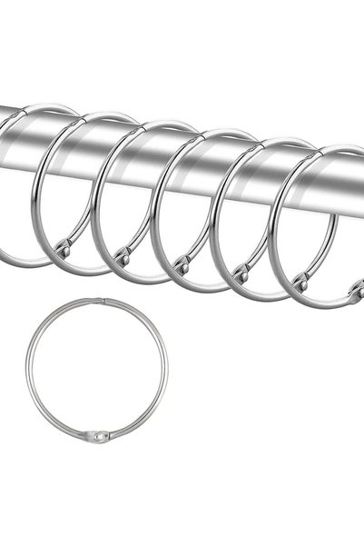 Generic 24 Pack Shower Curtain Rings,Rust Proof Shower Curtain Hooks for Bath...