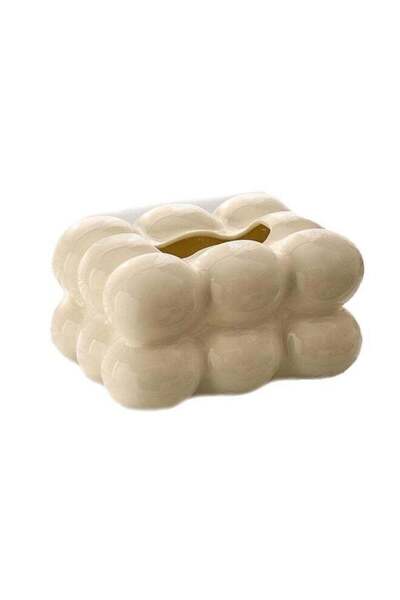 Generic Luxury Ceramic Clouds Tissue Box Cover， Dispenser for Paper Facial Ti...