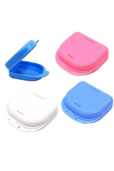 Generic 3 Pack Orthodontic Retainer Holder Cases, for Retainer Box Braces Box...