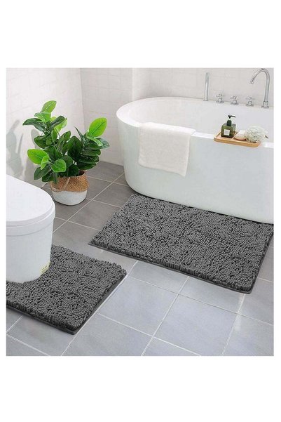 Generic Bathroom Rugs Bath Mat Non Slip Fluffy Soft Plush Microfiber Shower C...
