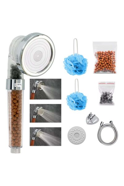 Generic Shower Head - 3-Jet Setting Ionic Handheld Shower Head with Filter Be...