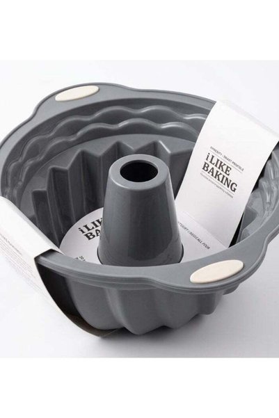 Generic Orchid Silicon Cake Pan Gray 25 Cm