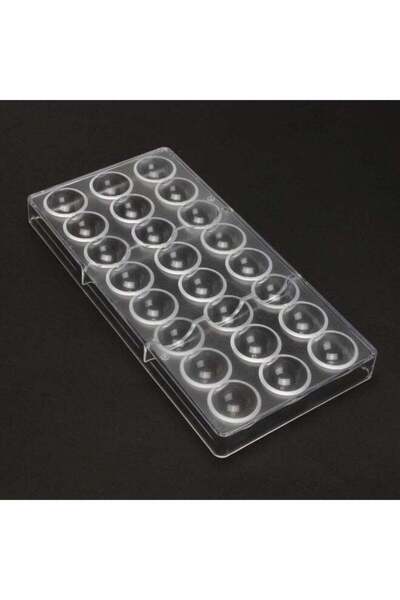 Generic 24 Grid Semi-Sphere Chocolate Candy Mold PC Polycarbonate Chocolate M...