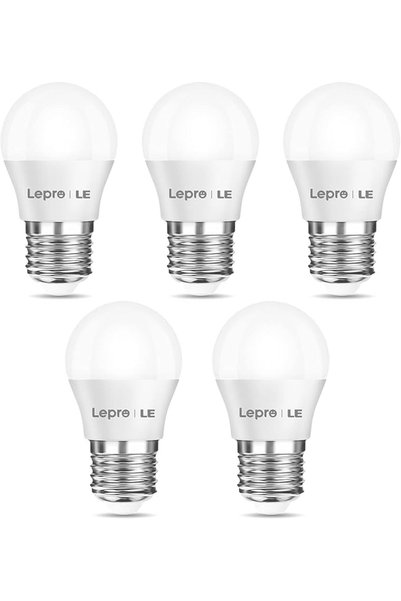 LEPRO مصباح لولبي E27، يعمل بجهد 220-240 فولت فقط، مصباح LED على شكل كرة الجو...