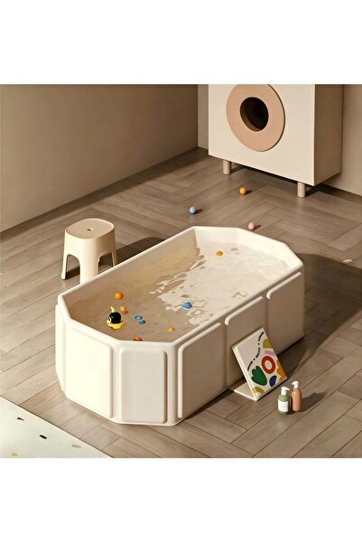 Generic One Piece of a Collapsible Bathtub for Kids Featuring a Non-Slip Base...