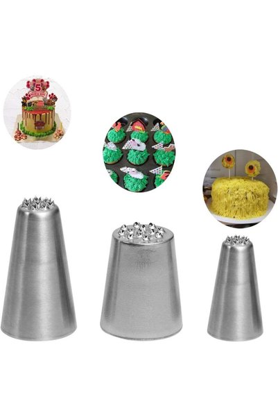 Generic Grass Tips for Cake Decorating,Grass Icing Piping Tips with 233 234 M...