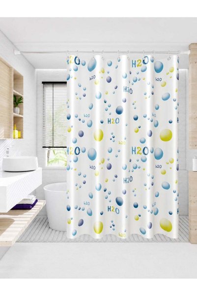 Generic Bathroom Shower Curtain Waterproof Plastic Shower Curtain Premium PEV...