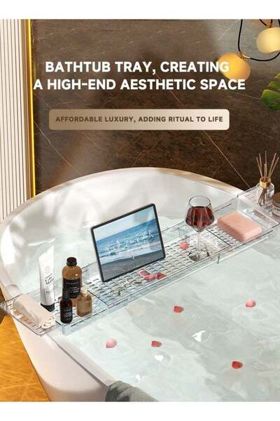 Generic Retractable bathtub caddy, bathtub/barrel stand, essential bathtub tr...