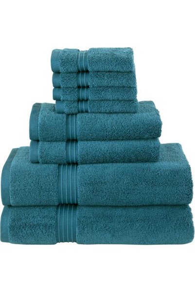 Generic 8 Piece Towel Set; 2 Bath Towels, Hand Towels and 4 Washcloths - 550 ...