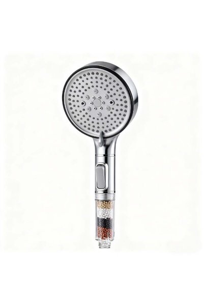 Generic High-Pressure Shower Head with Large Filter Panel – 5 Modes, Water Pu...