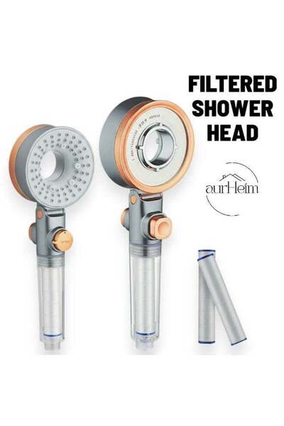 Generic Filtered Shower Head with Handheld Design, Multi-Stage Filtration Sys...