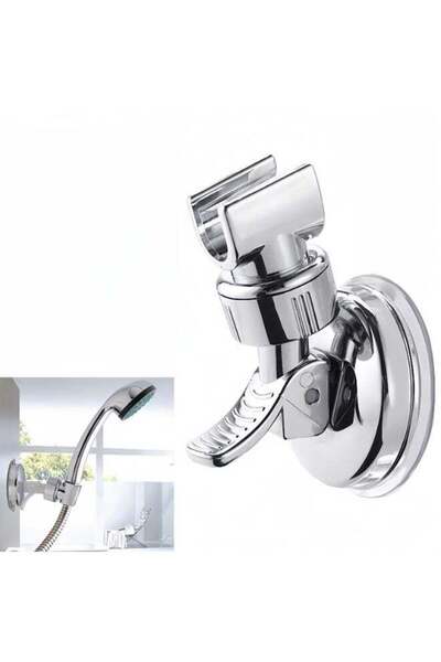 Generic Adjustable shower non drilling strong suction cup handheld nozzle sho...