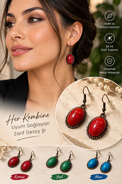 Burjalo Authentic - Classic Model Women's Bijouterie Earrings (1 Pair)