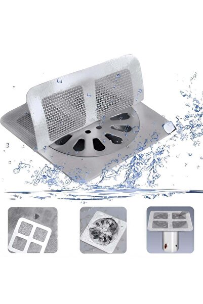 Generic 30 Pcs Disposable Shower Drain Hair Catcher Mesh Stickers, Bathroom D...