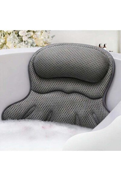 Generic Luxury Bath Pillow - 4D Mesh Fabric Soft And Breathable, For Bathtub ...