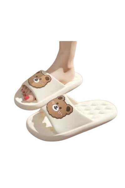 Generic Adorable Cartoon Bear Women's Summer Slippers – EU Size 38-39