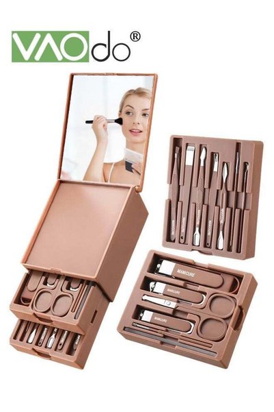 Generic 13PCS Manicure Set, Professional Nail Clippers Pedicure Kit, Stainles...