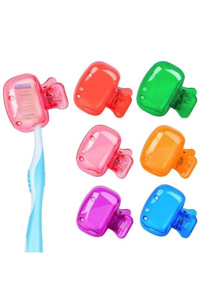 Generic 6 Pack Toothbrush Cover Portable Travel Toothbrush Protector Covering...