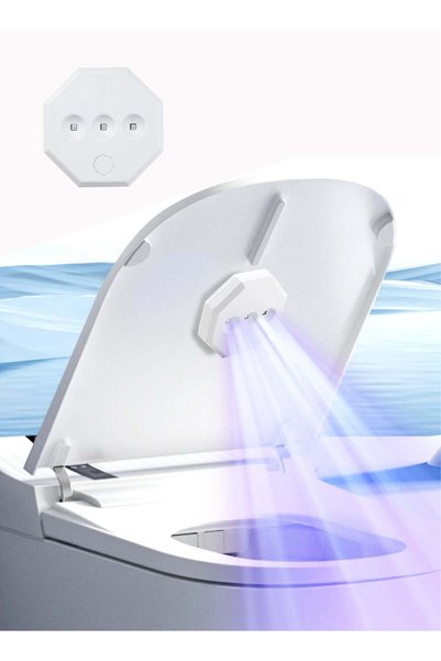 Generic Sleek Octagon UV Sanitizer: Auto for Toilet, Handheld for Home & Travel